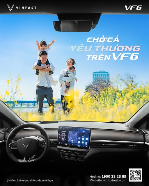 CHỞ CẢ YÊU THƯƠNG TRÊN VF 6