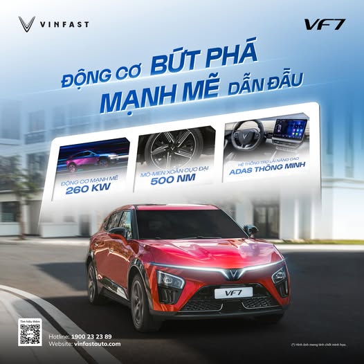 VF 7 – SỨC MẠNH BỨT PHÁ, DẪN ĐẦU PHÂN KHÚC C-SUV