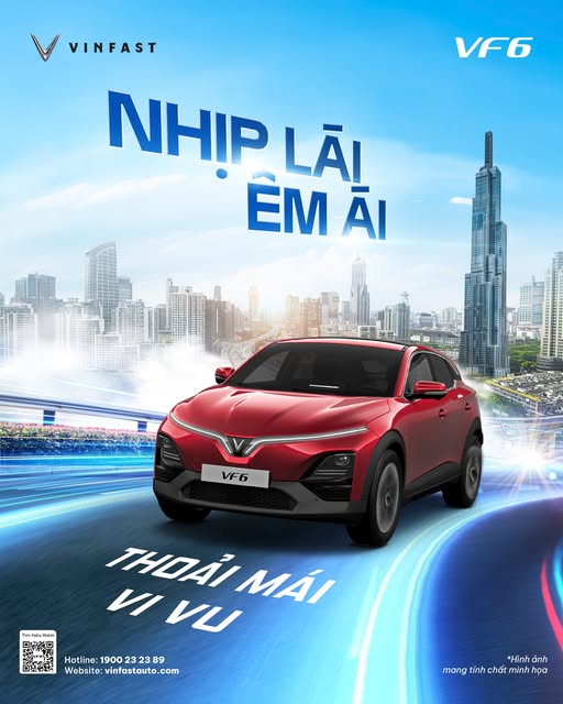 ✨ NHỊP LÁI ÊM ÁI – THOẢI MÁI VI VU CÙNG VF 6 ✨