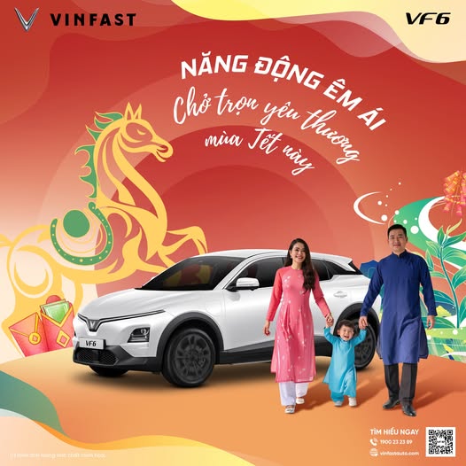 VF 6 – Năng Động Êm Ái, Chở Trọn Yêu Thương