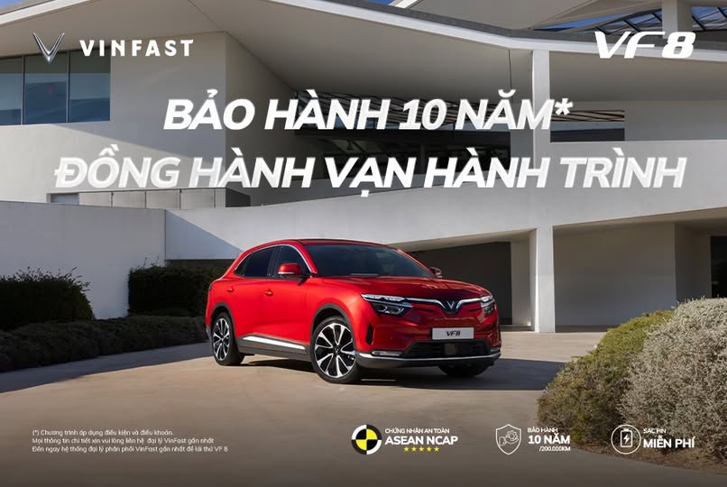 🛡️ Bảo hành 10 năm – Đồng hành vạn hành trình