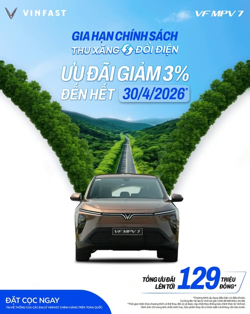 🚗 Chương trình “Thu xăng – Đổi điện” từ VinFast